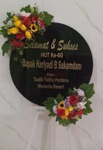 Papan Akrilik Ucapan Ulang Tahun Dogiyai